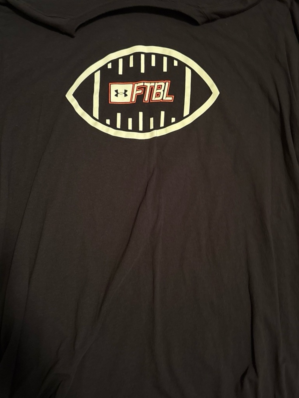 Under Armour Men's Black FTBL Graphic Tee XL